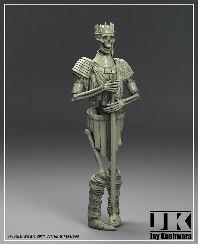 GI Joe: Skeleton King Hasbro 4" Figure.